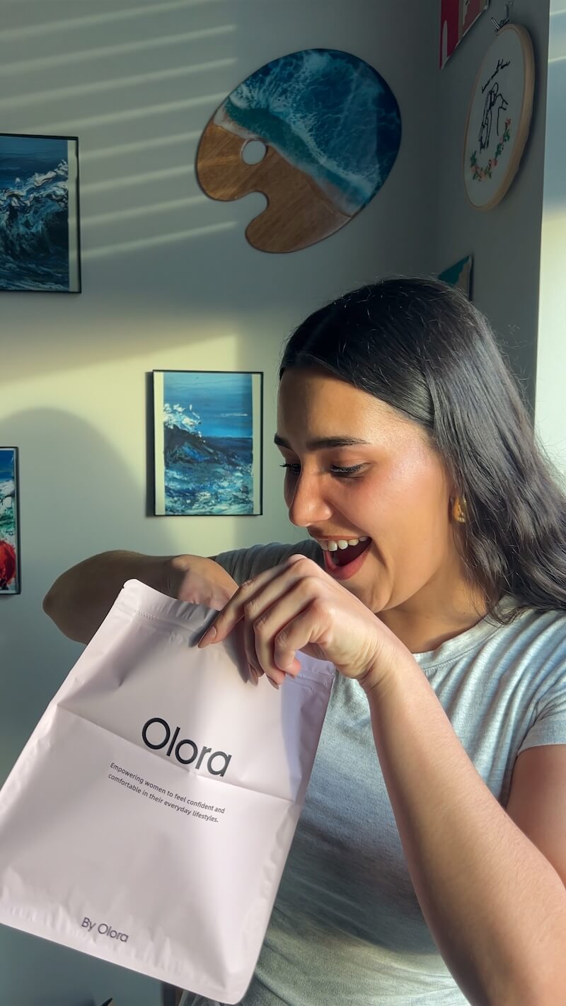 Verified Olora customer wearing the thong